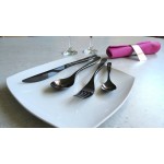 PANAMA NOIR Titanium Couteau Steak sur la tranche