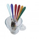 Lot 6 cuillères Moka Couleur Candy