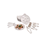 Plat escargots inox 6 trous