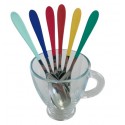 Boîte de 6 Cuillers cocktail Couleur Candy