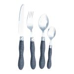 MENAGERE 48 PCS RETRO NOIR et Blanc