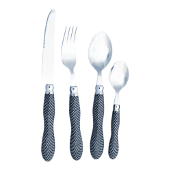 MENAGERE 48 PCS RETRO NOIR et Blanc